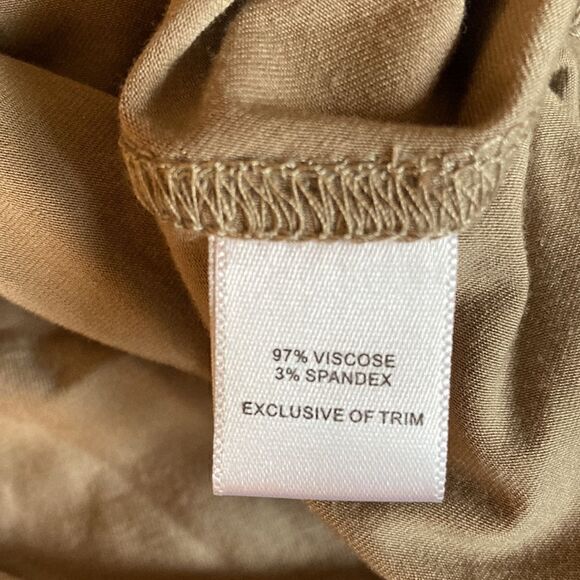 9/15 NWT Exclusively at Saks Fifth Avenue Tunic Top/Coverup in khaki. Size Small - Picture 9 of 9